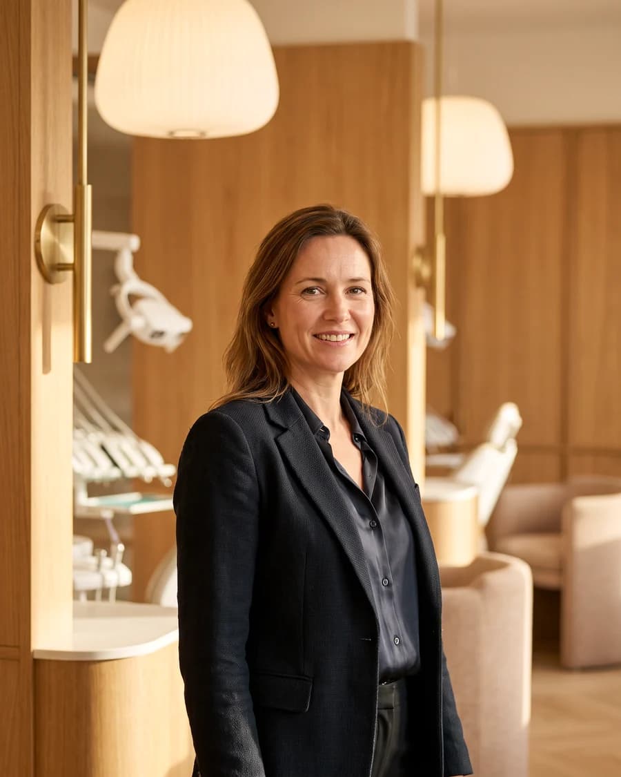 Dr. Camille Ferro at the studio
